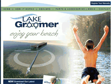 Tablet Screenshot of lakegroomer.com